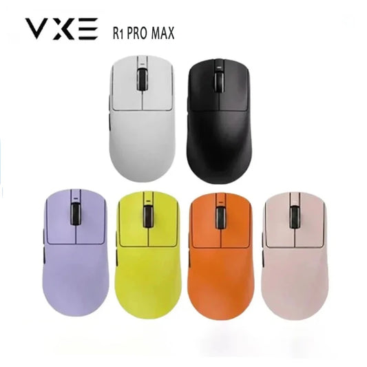 Vxe Dragonfly R1 Pro Max Wireless Bluetooth Mouse Lightweight Paw3395 2KHz Intelligent Speed X Low Delay Fps Gaming Mouse Gift